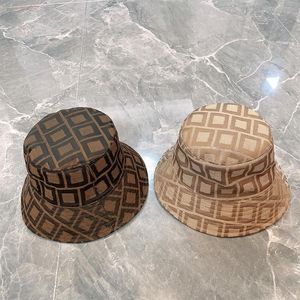 Bucket Hat for Man Kvinna Mode Letter Caps Casquette Hattar Finns i 2 färger