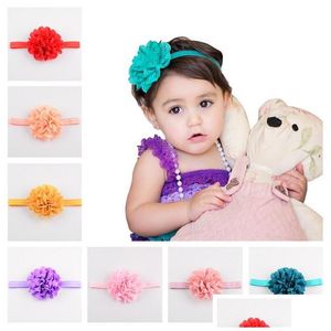 Headbands Childrens Chiffon Hollow Flower Headband P Ography Props Gstg066 Mix Order Fashion Head Band Drop Delivery Jewelry Hairjewe Dhnyc