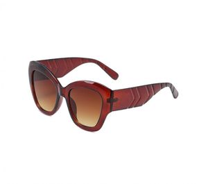 Sonnenbrille Designer Cat Eye Sonnenbrille Herren Sonnenbrille Damen Sonnenbrille Neue 0808 UV Einfache Persönlichkeitsbrille Sonnenbrille mit großem Rahmen Luxus-Sonnenbrille
