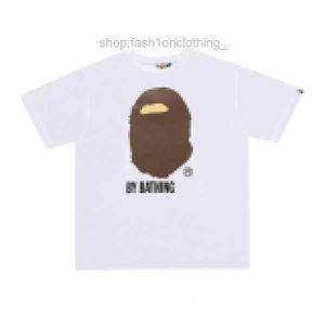 bapes t-shirts A Bathing Ape Gorilla Head Camo 2023 White Tee 5 Lhu6 65