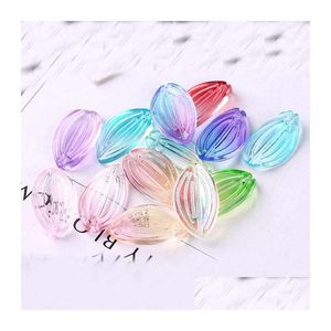 Lâmpada feita à mão Pétalas de flores 18x9mm folhas Esmaltes Diy Hairpin Hair Acessórios de jóias Gradiente de lótus Gsllz019 Drop entrega Dhmun