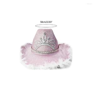 Berretti Cappello da cowgirl Bandanaa Occhiali da cowboy Addio al nubilato da sposa