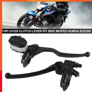 New Gn125 Motorcycle Hydraulic Brake Handle Cg125 Clutch Lever Pit Bike Moped Right Master Cylinder Pump for Honda Ktm Suzuki Yamaha