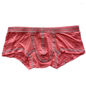 Underbyxor mode låg midja underkläder sexiga herrboxare shorts manliga trosor mjuka bekväma andningsbara sommar tunna trosor