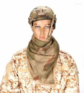 Pañuelos 190 90 cm militar algodón camuflaje táctico malla bufanda francotirador cara velo Camping caza multiusos senderismo bufandas 3338594