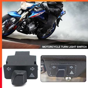 Yeni 1pc Motosiklet Turn Işık Başlangıç ​​Anahtarı Çift Flash Anahtar Scooter Moped Acil Durum Düğmesi Honda 30mm Aksesuarlar