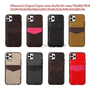 Кожаные чехлы для телефона карман для Apple iPhone 13 12 11 14 PROMAX XSMAX XR Designer Designer Case Accessories Protector