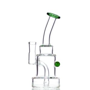 Neue Mini 6,5 Zoll Glas Wasserbongs für Shisha Dab Bohrinseln Raucherzubehör