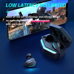 2021 أفضل مبيعًا جديدًا Langsdom G30 Bluetooth TWS LED سماعة سماعات ألعاب للألعاب RGB RGB RGB مع تأخير منخفض