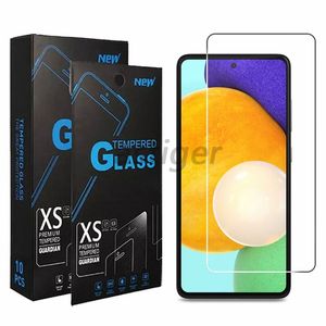 Displayschutzfolie für Samsung A14 5G A54 A24 4G A13 A03S A53 A23 Moto G Stylus 2022 Play 2023 Serie, klares gehärtetes Glas