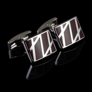 Cuff Links C-Man Luxury Red Intersect Gemelos Men's Shirt Brand Cufflinks G220525