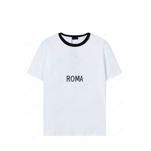 Erkekler İçin Erkek Tişört Tasarımcı Kadın Gömlek Moda Tişörtlü Mektuplar Bahar Yaz Kısa Kollu Adam Tee Kadın Giyim Polos Asya Boyutu S-2XL