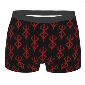 Underpants Berserk Sacrifice Mark Underwear Men Stretch Kentarou Miura Manga Boxer Briefs Shorts Panties Soft Sexy For Male