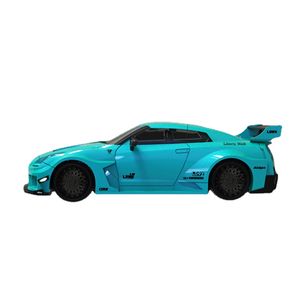 TIME MICRO 1:64 Nissan GTR3.0 Sports Car Alloy Diecast Model Car Blue Color Collection & Display