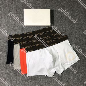 Nya bomullsmän underbyxor Designer Luxury Printed Boxer Classic Male Sexy Underwear Casual Boxers