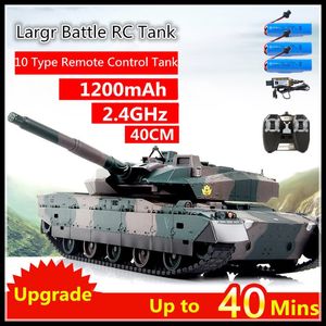 Электрический/RC CAR Type 10 RC Tank 1200MAH Литийная батарея независимо подвешенная нагрузка.