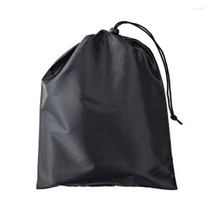 Storage Boxes Y5LE Travel Multi Purpose Home Outdoor Laundry Bag Stuff Sack Mesh Drawstring