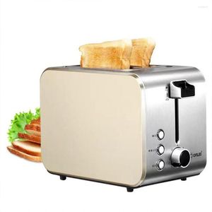 Bread Makers Stainless Steel Toaster Hollow Self-operated Wide Slot Breakfast Maker