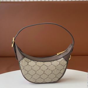 Modedesigner väska kvinnor mini bärbar underarmsäck vintage läder tote hög kvalitet axelväska crossbody väska 658551