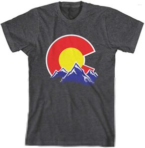 Erkek Tişörtleri Erkekler Colorado Dağ Gömlek Erkek Kadınlar Gençlik Orta Yaş İçin Tee Yaşlı