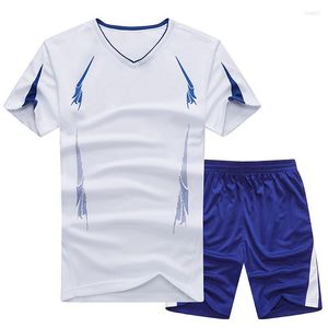 Tute da uomo Tuta da basket casual estiva da uomo Manica corta da corsa Jogging Sport atletici T-shirt Pantaloncini Set di grandi dimensioni