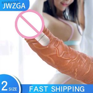 Dildos/Dongs Vibrating Penis Sleeve Sextool for Men Couple Penis Extender Cover Reusable Special Cock Erotic Products for Adult Men L230518