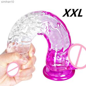 Dildos Dongs Women's Artificial Penis XXL Dildos Set Dick Penis Manual Stimulation Suction Cup Cock for Lesbian Female Masturbation Device L230518