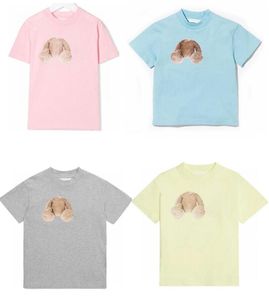 Koszulki od projektantów moda dziecięca t-shirty chłopcy dziewczęta lato Caual nadrukowane litery topy dziecięce t-shirty dziecięce stylowe modne koszulki wiele kolorów