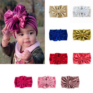 Velvet Bow Headbands Baby Hair Band Girl Fashion Headwear