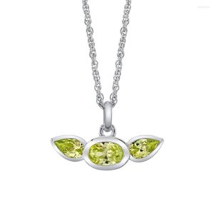 Pendant Necklaces Cute Grogu Crystal Necklace Inlaid Green Shiny Rhinestone Alien Baby Dangle Movies Jewelry For Women Girls