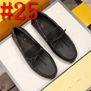 2023 Echtes Leder Designer Herren Kleid Schuhe Luxusmarke Weiche Herren Designer Loafer Mokassins Atmungsaktive Slip auf Schwarz Fahrschuhe Pl