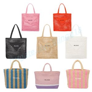 Luxury designer Women shoulder bags Coconut fiber Tote bags Fashion Totes Quality New manual items embroidery arge casual shopping bags Satchels Bags Woven bags