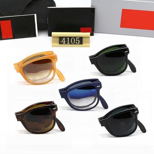 Latest Sunglass Fashion Foldable Sunglasses Designer Polarized Women Men Sun glass Goggle Adumbral 5 Color Option Eyeglasses Travling Beach