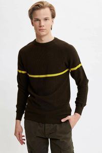 Men's T Shirts DeFacto Man Pullover-L3282AZ19WN