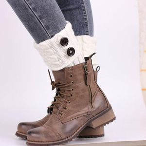 Frauen Socken 1 Stück Winter Warme Lange Stiefel Kniehohe Böhmen Gestrickte Stiefel Gamaschen Acryl Wolle 2023