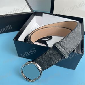Luxury belt for woman designer belt mens solid color business leisure wide 4cm cintura g metal gold plated smooth buckle canvas leather men belt fashion ga014 C23