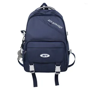 Backpack Casal de grande capacidade Bolsa de viagem Moda versátil Estudantes da escola secundária Stanha escolar à prova d'água