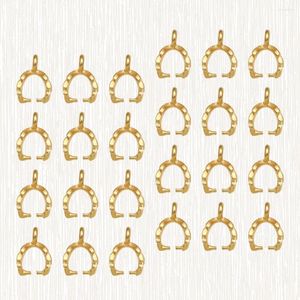 Charms 100 Pcs Jewelry Accessories Alloy Hanging Pendants DIY Charm Pendant Set Leaves Pinch Clips Bails Leaf Glass Bail