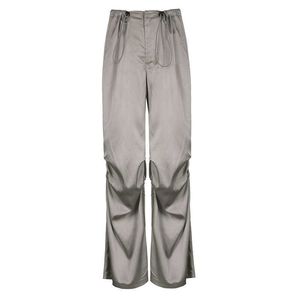 2023 Spring/Summer New Elastic Drawstring Pleated Casual Pants