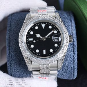 Diamond Watch Mens Automatic Mechanical Movement Watches 41mm Sapphire Women Wristwatch Luminous Waterproof Montre De Luxe