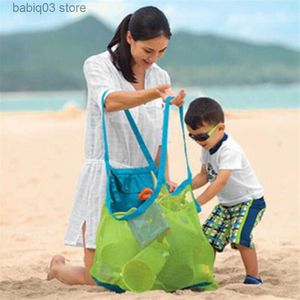 Diaper Bags Hot Mom Baby Beach Bags Big Size Women Kids Mesh Bag Messenger Bags Toy Tool Storage Handbag Pouch Tote Children Shoulder Bag T230525