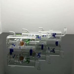 Rauchpfeifen Shisha Bong Glas Rig Öl Wasser Bongs Neue Vierkantrohr-Drahtfilter Wasserrauchflasche