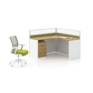 Desca per ufficio mobili commerciali dimensioni standard cubicoli da ufficio a 2 persone workstation di partizione per ufficio con divisore