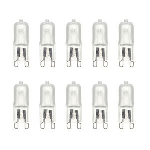 LED ampuller 10pcs G9 Halojen Işık BBS 230240V 25W 40W Buzlu Şeffaf Kapse Kılıf Lambaları Aydınlatma Ev Mutfak Damlası için Sıcak Beyaz Dhotf