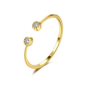 S925 Anel de prata esterlina anel vintage europeu Anel aberto banhado 18k Gold Gold Designer Ring Moda Mulheres de ponta de ponta de anel de ponta Valentim Day Day das Mães Presente SPC