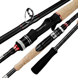 Carbon Spinning Rods 2.28m/2.4m XH XXH, Fast Action Jerkbait Fishing Rod, 40LB Boat Fishing Rods for Big Game