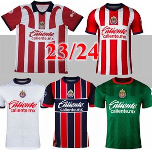 2023 2024 Chivas de Guadalajara Soccer Jerseys 200. rocznica 23 24 Liga MX I. Brizuela A. Vega J. Sanchez S. Flores Football Shirt T F. Beltran Gonzalez G. Orozco