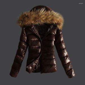 Женские куртки женская тонкая хлопчатобумажная теплый куртка из искусственного меха воротнич