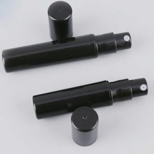 2ml 3ml 4ml 5ml Mini Plastic Black Small Empty Spray Bottle with Black Pump Sprayer Lids Top Quality