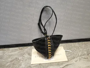 Stella McCartney Borsa a tracolla da donna Modello 213 Pieghevole aperta Design a catena di grande capacità Coulisse Tracolla regolabile Borsa a triangolo ID michafl_kops